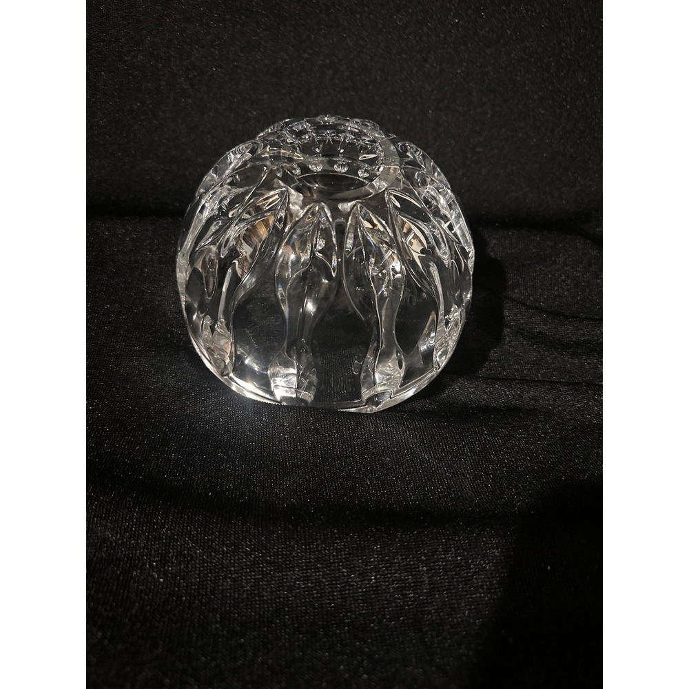 Reed & Barton‎ Equinox 4x7"Crystal Bowl Sticker Mark On Bottom Slovenia - Picture 3 of 15
